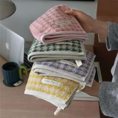 Toalha bordada para adultos penteado fio de algodão tingido jacquard artesanato toalha de banho toalha de rosto infantil