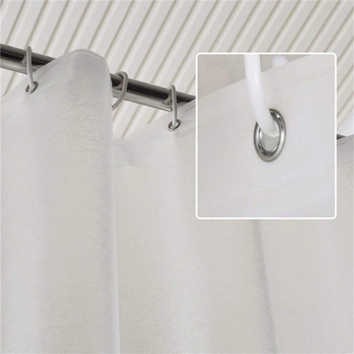 shower curtain clear rustproof metal