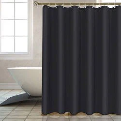 Black shower curtains