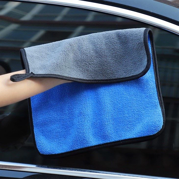 Car Wash Towel High-density Coral Velvet Thickened Cleaning Towel Absorbent Double-sided Velvet Cloth Cleaning Towel Wholesale