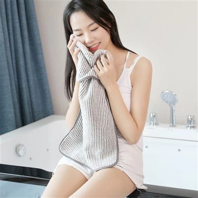 Toalha antibacteriana de bambu fibra de carbono absorvente espessamento doméstico não deixa cair cabelo macio coral veludo toalha fabricantes atacado