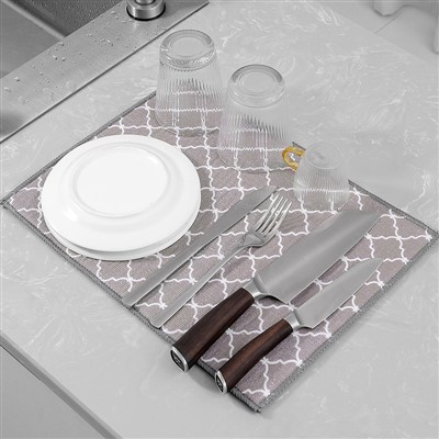 Tapete seco para controle de água, tapete absorvente para mesa