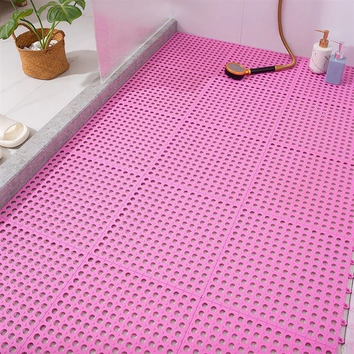 Tailored Bathroom Non-slip Mat Bathroom Full Spread Spliced Foot Mat Toilet Thickened Water-proof Anti-fall Mat