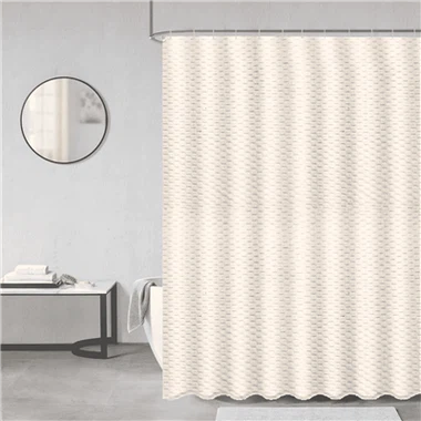 Cortina de banho em relevo